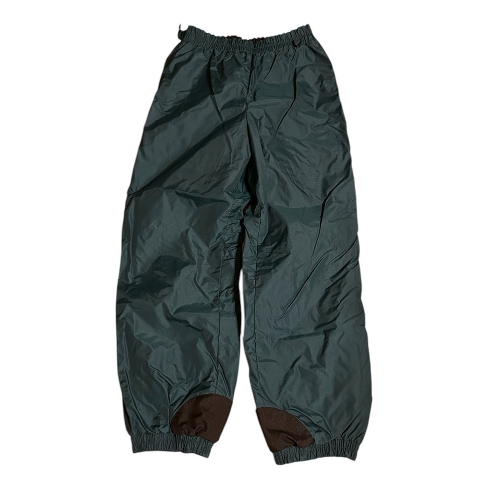 Vtg Columbia Snow Pants Adult Men Medium Hunter Green Adjustable Waist And Cuffs